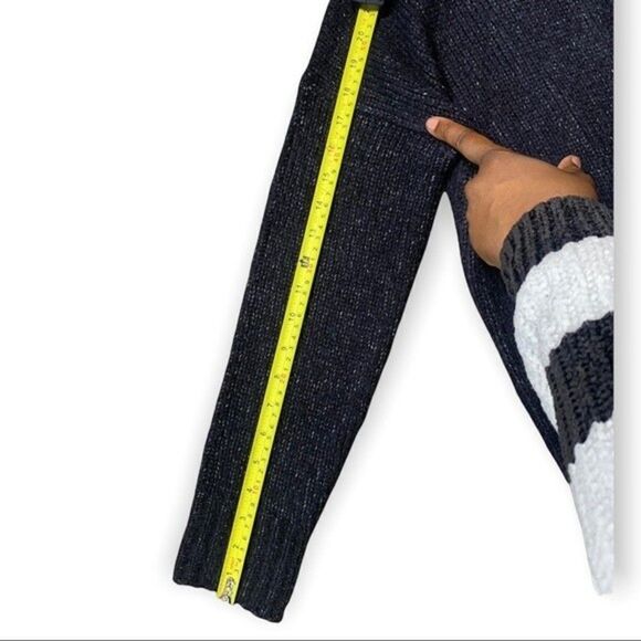 Juicy Couture Cardigan Women's XS Alpaca Wool Blue Knit Chunky City Sweater - Picture 5 of 10